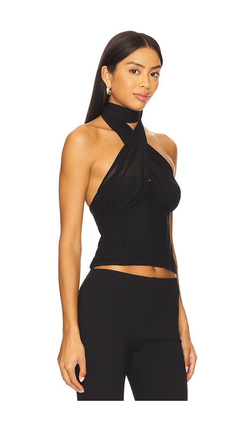 Majorelle X Yhasmina Ferrara Manon Top In Black