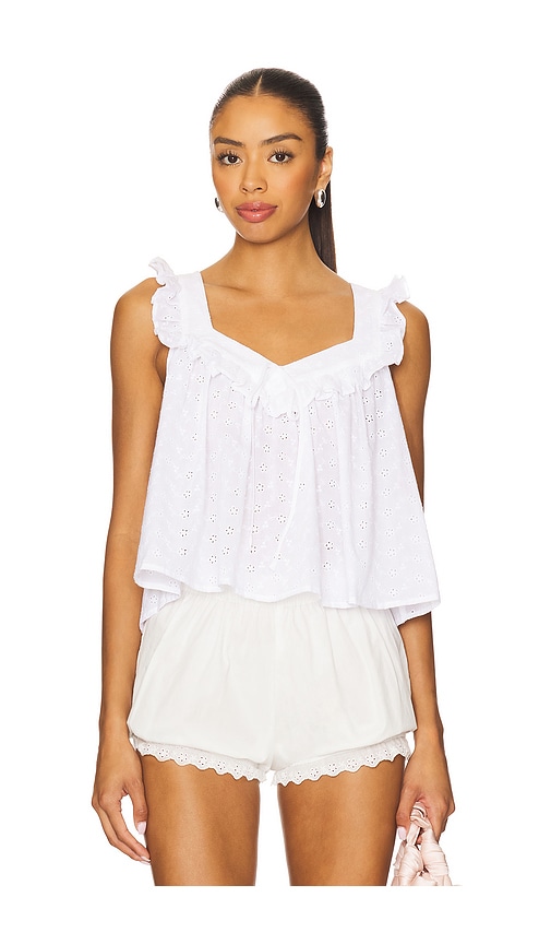 Esmarie Top in White. - size XXS (also in L, M, S, XL, XS)