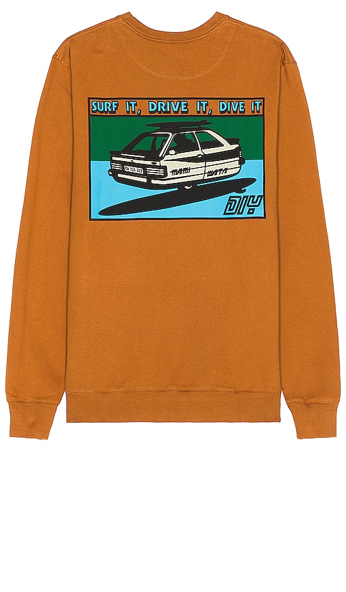 Mami Wata Diy Car Sweatshirt In Burnt Orange