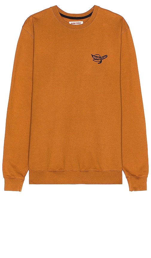 Shop Mami Wata Diy Car Sweatshirt In Burnt Orange
