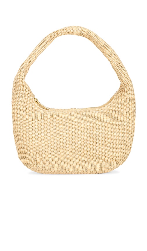 Mansur Gavriel Mini Gnocchi Bag In Natural Raffia