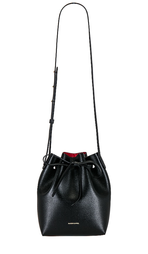 Mansur Gavriel Saffiano Leather Mini Bucket Bag Review 