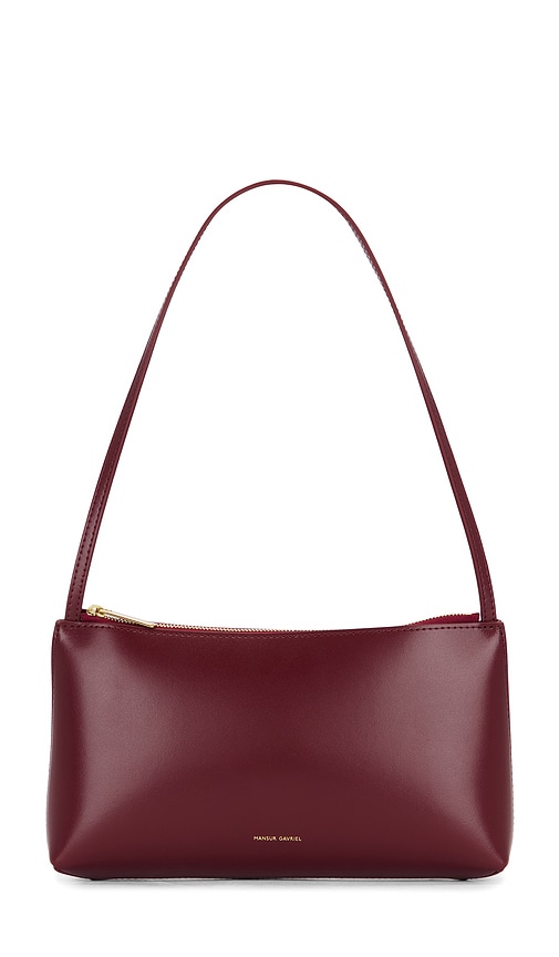Mansur Gavriel Gaia Shoulder Bag in Claret
