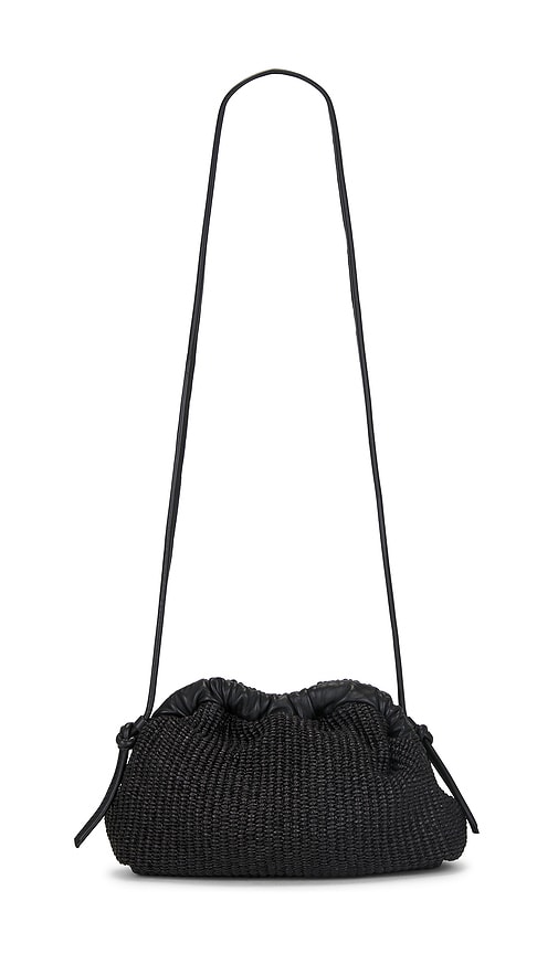 Mini Cloud Clutch in Black.