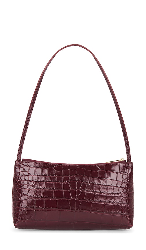 Mansur Gavriel Gaia Shoulder Bag In Burgundy