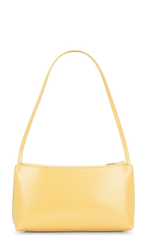 Mansur Gavriel Gaia Leather Shoulder Bag In Neutral