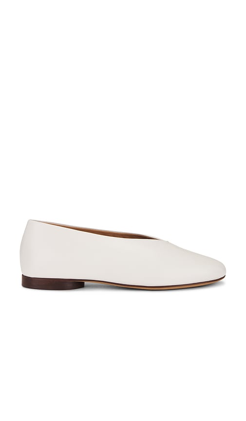 Mansur Gavriel Glove Flat in Bianca
