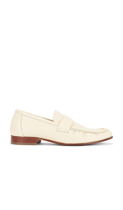 Mansur Gavriel Ruched Loafer In Yellow