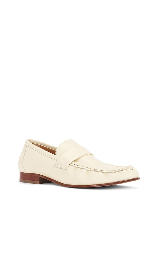 Mansur Gavriel Ruched Loafer In Yellow