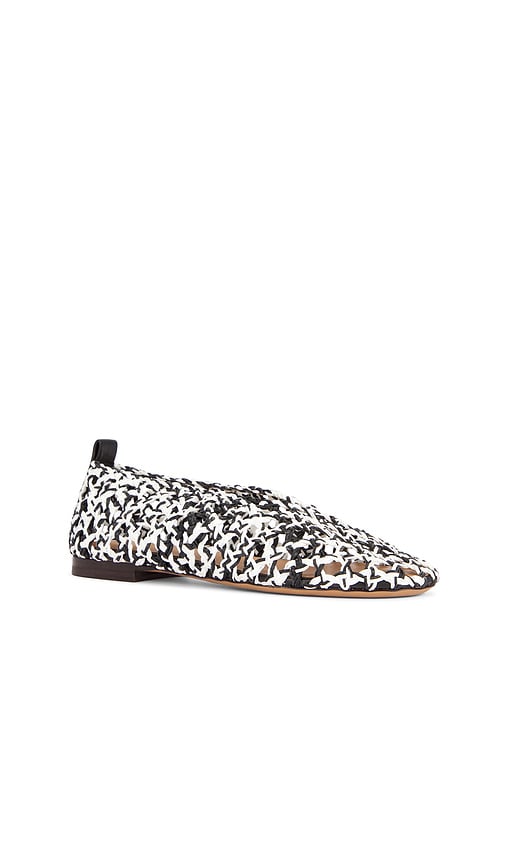 Mansur Gavriel Woven Ballerina Flat In Multi