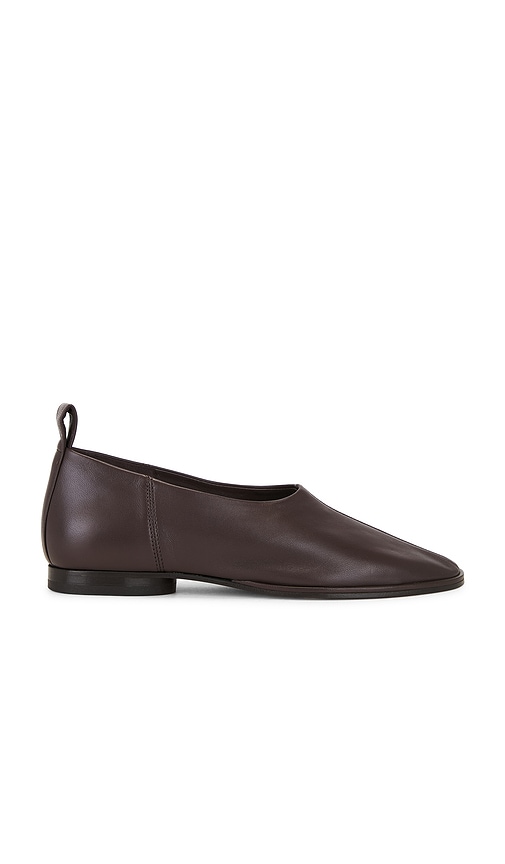 Mansur Gavriel Glove Slip On Flat In Brown