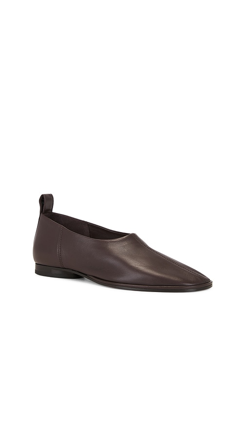 Mansur Gavriel Glove Slip On Flat In Brown