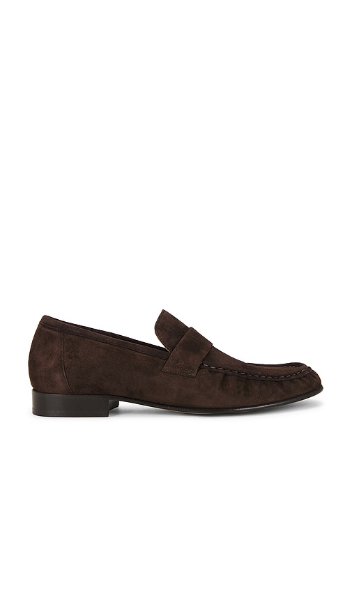 Mansur Gavriel Ruched Loafer In Brown