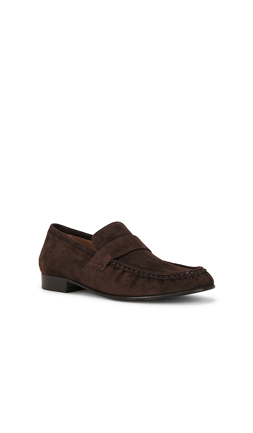 Mansur Gavriel Ruched Loafer In Brown