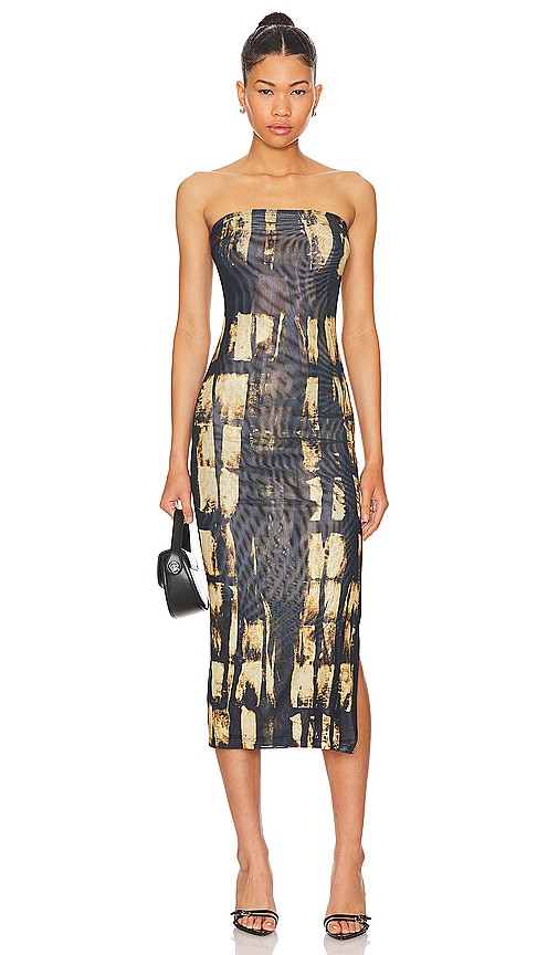 knee length dresses for ladies MIAOU ANDAZ DRESS  TheLuxeLend