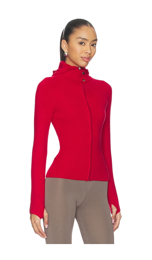  Miaou Hoodie Lena Zip Up In Red. Größe S. Also In Xs, M, L, Xl. 