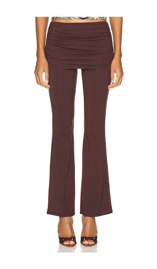 Shop Miaou Alana Pant In Brown