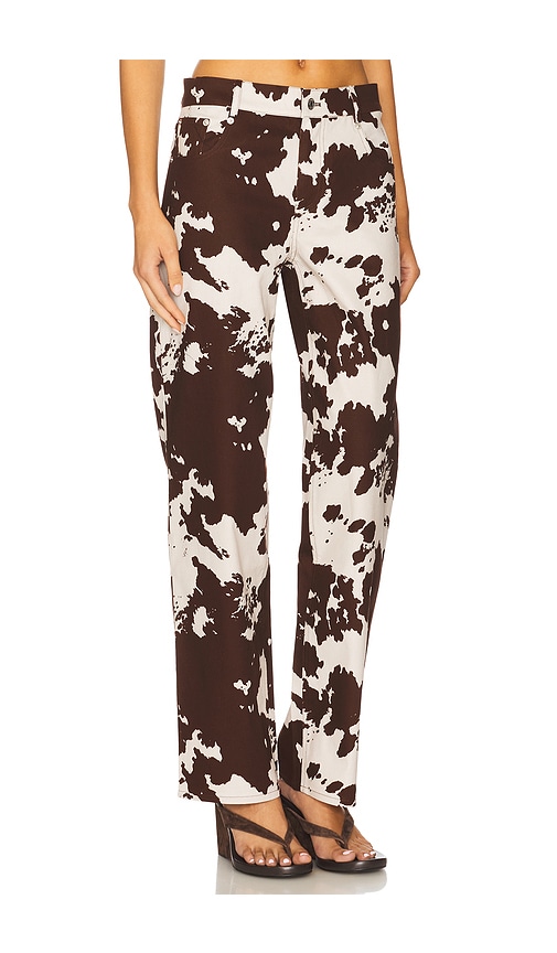 Miaou X Revolve Fargo Pant In Brown