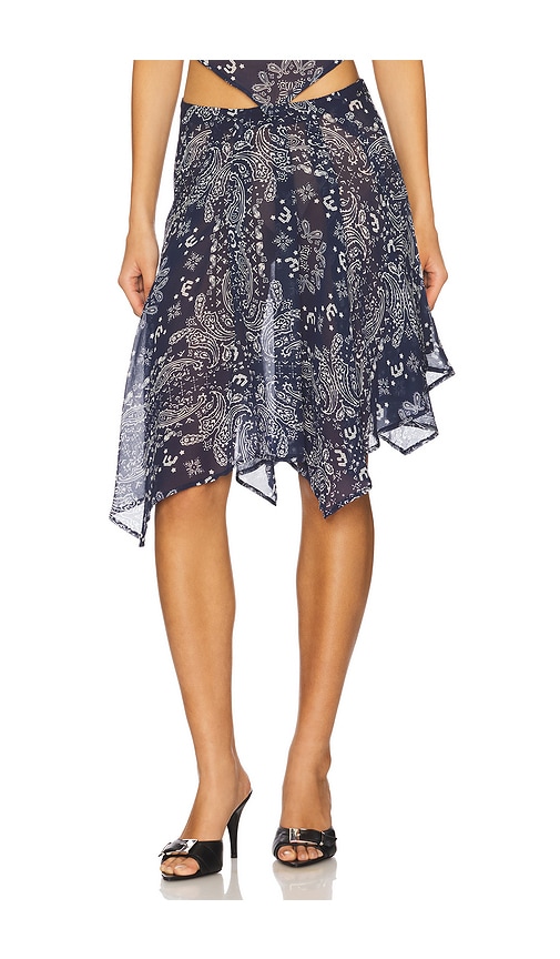 Ty Skirt in Blue. - size XS (also in M, S, XL, XXS)