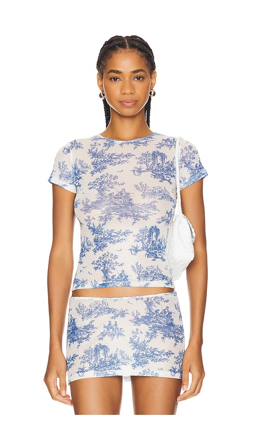 Miaou Mini Tee In Blue