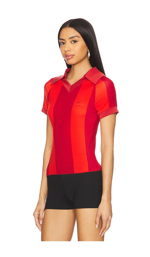 Miaou Mel Top In 红色条纹