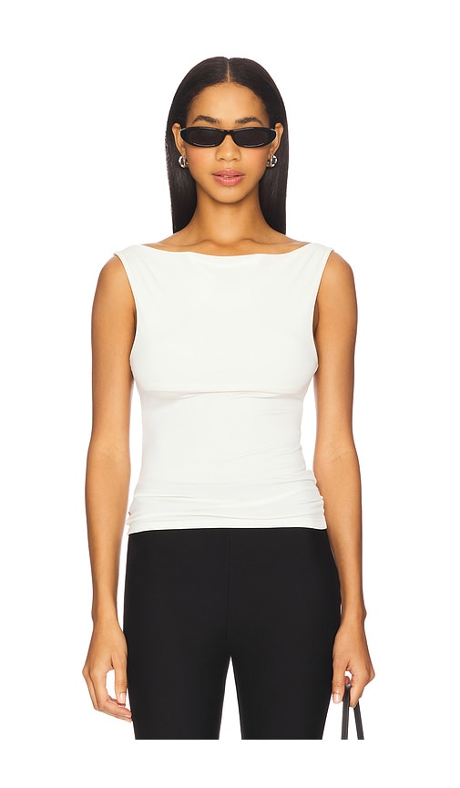 Lani Top in Cream. - size XS (also in L, M, S, XL, XXS)