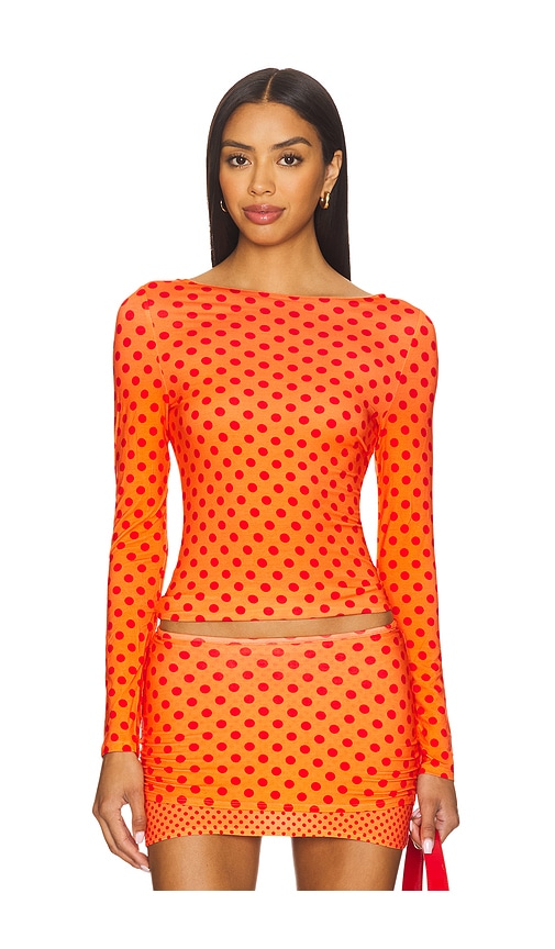 Amelia Top in Red. - size XS (also in L, M, S, XXS)