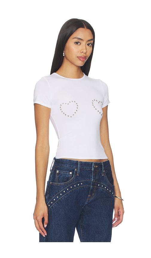Miaou Mini Tee In White