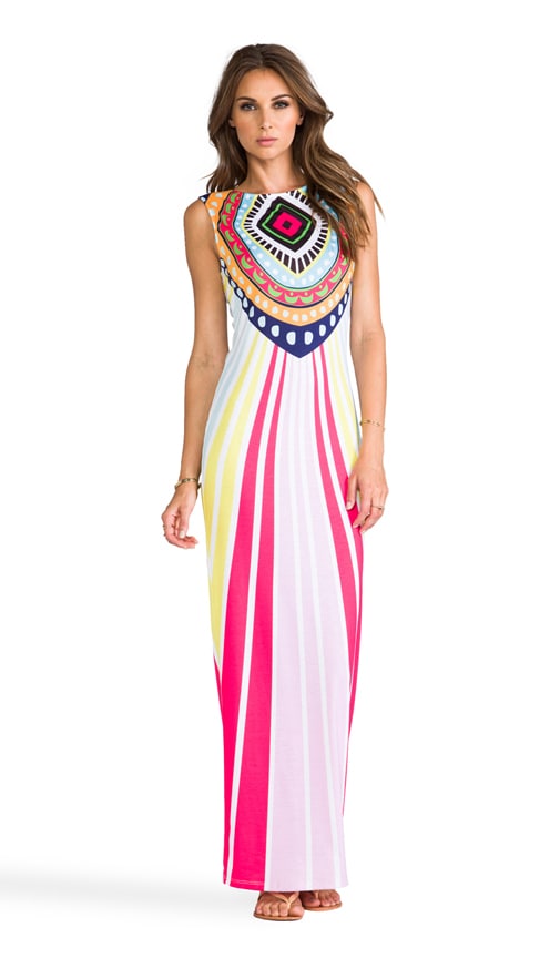 Jersey Fitted Maxi Dress