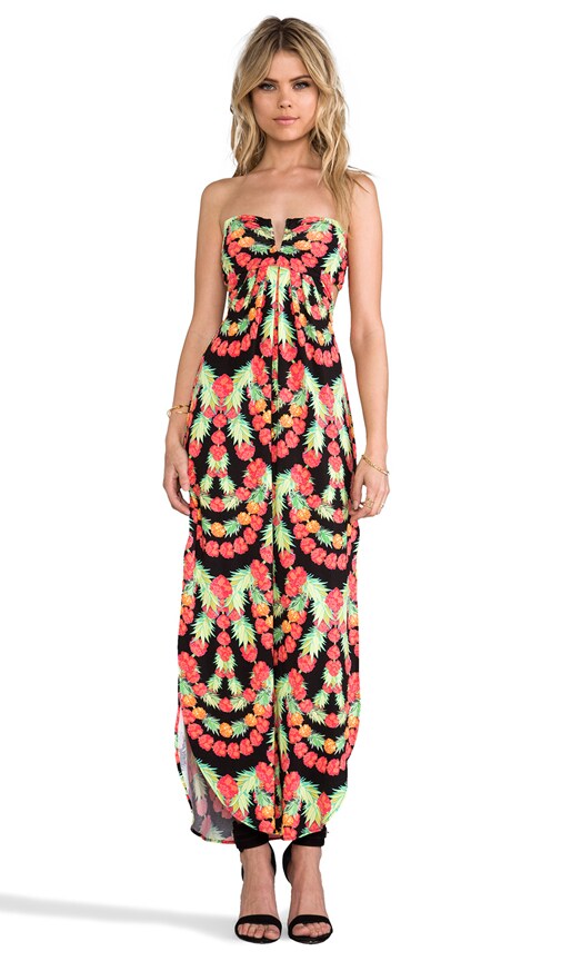 Modal V-wire maxi Dress