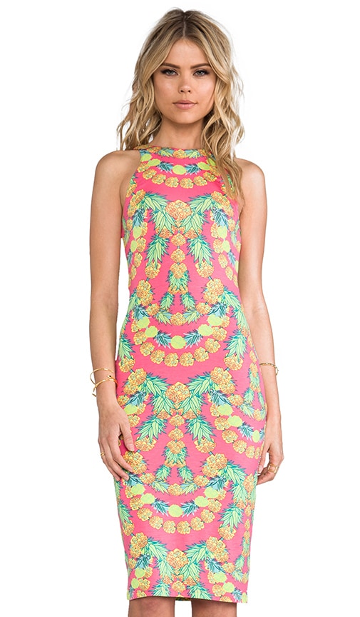 Modal Fitted Mid Calf Dress