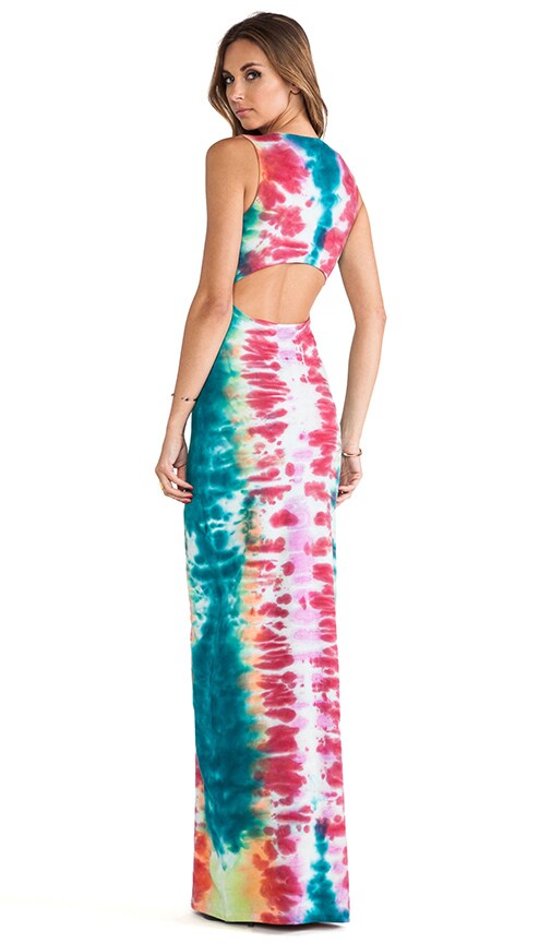 Mara Hoffman Slit Back Column Dress in Tie Dye | REVOLVE