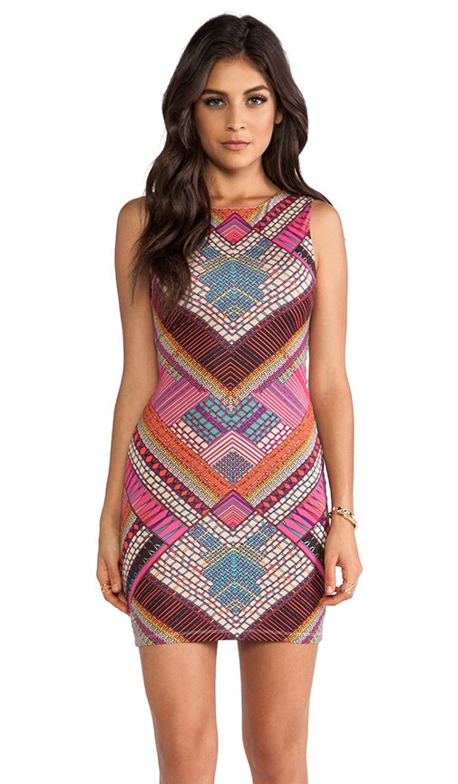 Slit Back Mini Dress