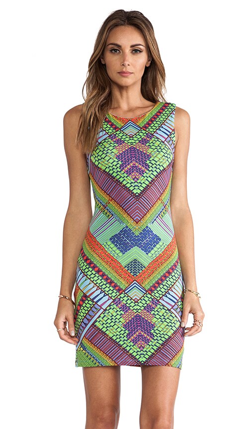 Slit Back Mini Dress