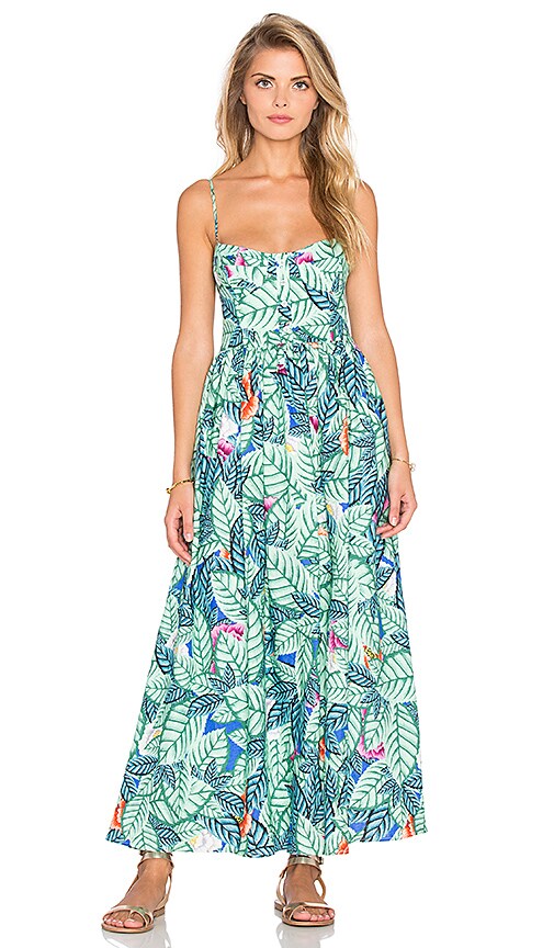 mara hoffman embroidered bustier dress MARA HOFFMAN Liya Cropped Strapless Appliqud Bustier Top