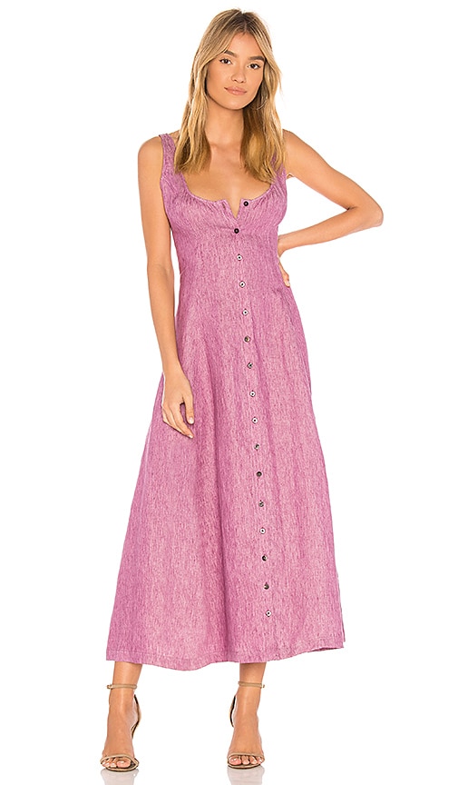 MARA buy HOFFMAN Pink Criss Cross Midi Dress