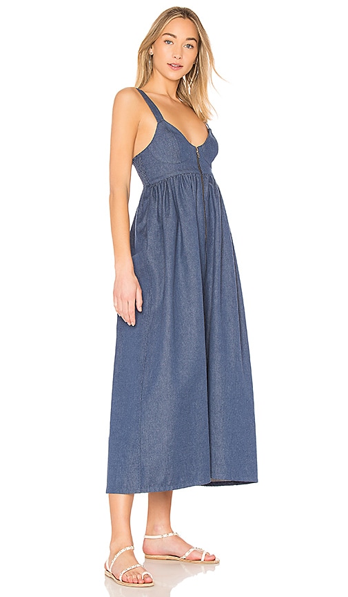 mara hoffman denim dress