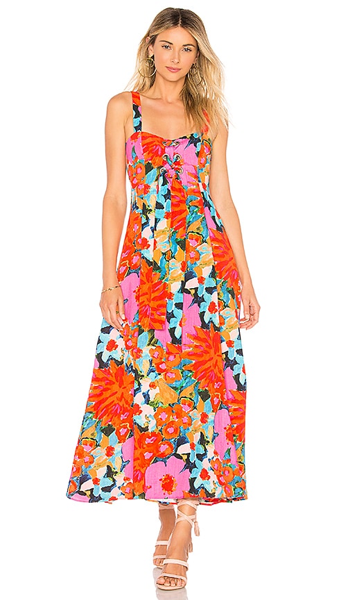mara hoffman floral dress