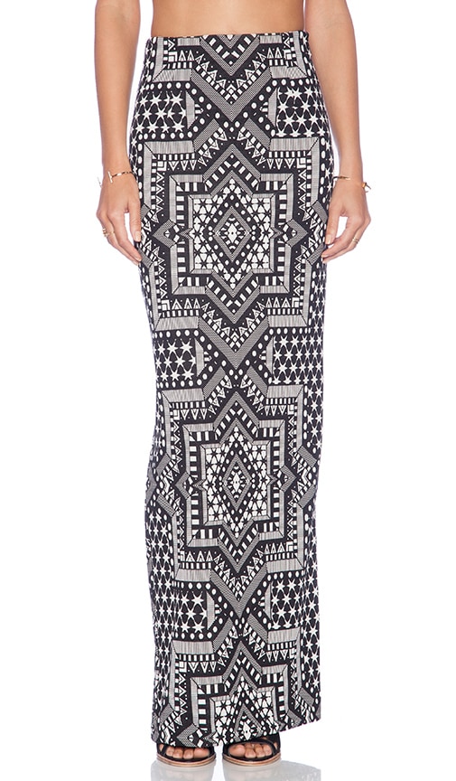 High Waisted Maxi Skirt