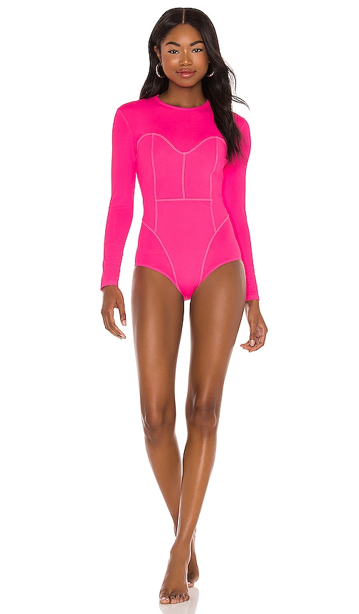 Mara hoffman clearance long sleeve swimsuit