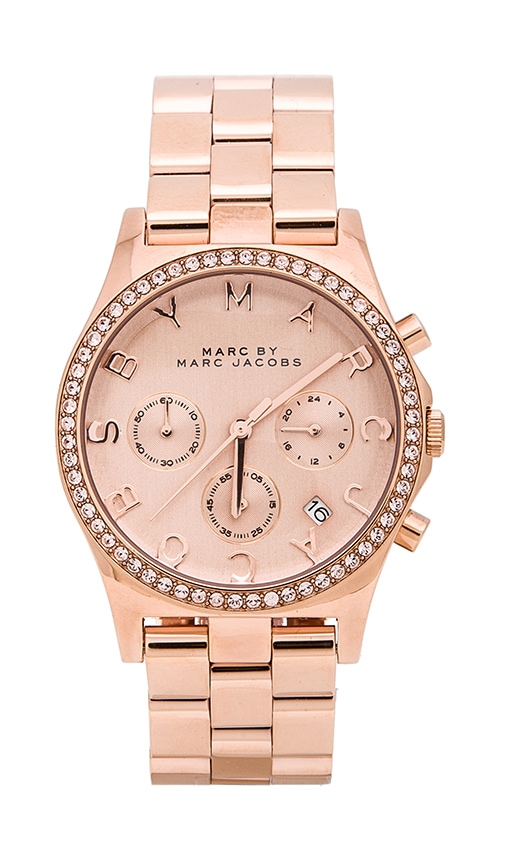 Marc jacobs henry hot sale rose gold watch