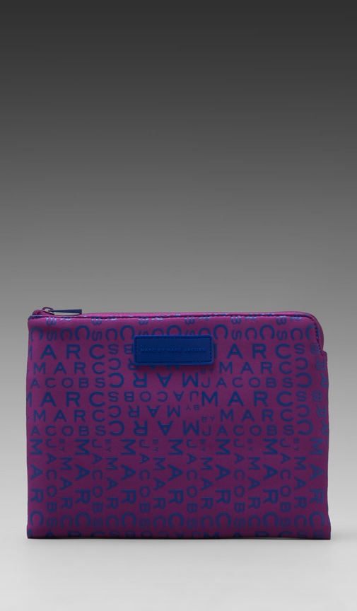 New Jumbled Logo Neoprene Tablet Zip Case