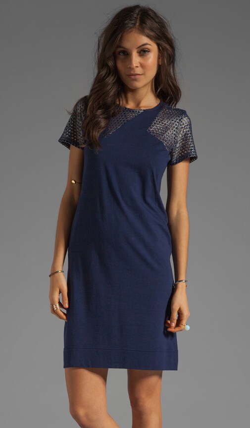 Toni Metallic Knit Dress