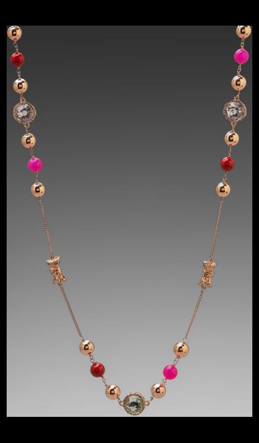 Bow Long Necklace