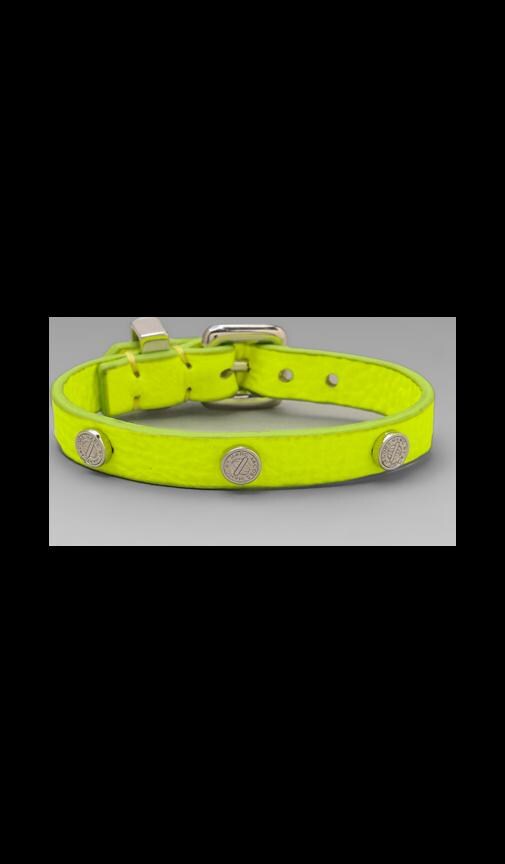 Turnlock Charm Leather Bracelet