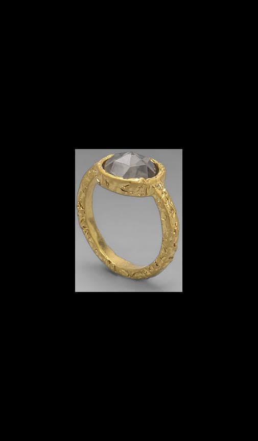 Bow Tiny Crystal Ring