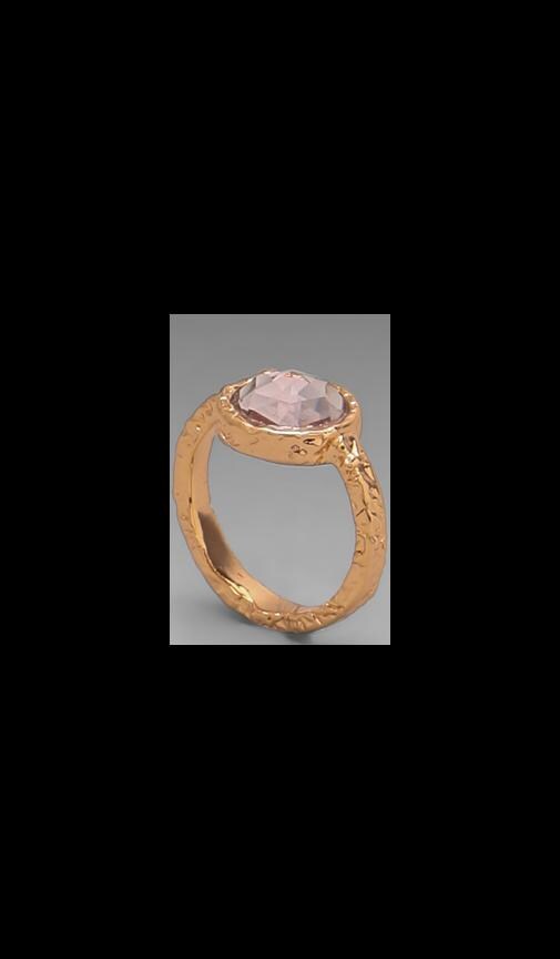 Bow Tiny Crystal Ring
