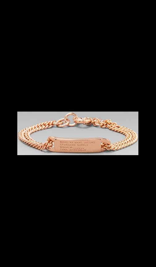 Standard Supply Plaque Chain Logo Bracelet