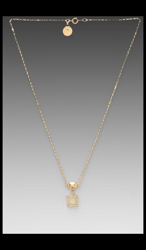 Gem Slices Pyramid Necklace