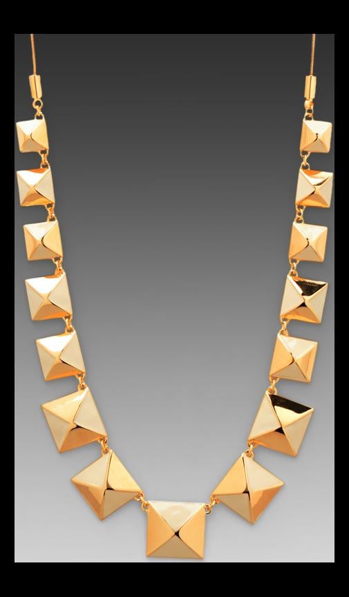 Standard Supply Plaque Giant Stud Necklace